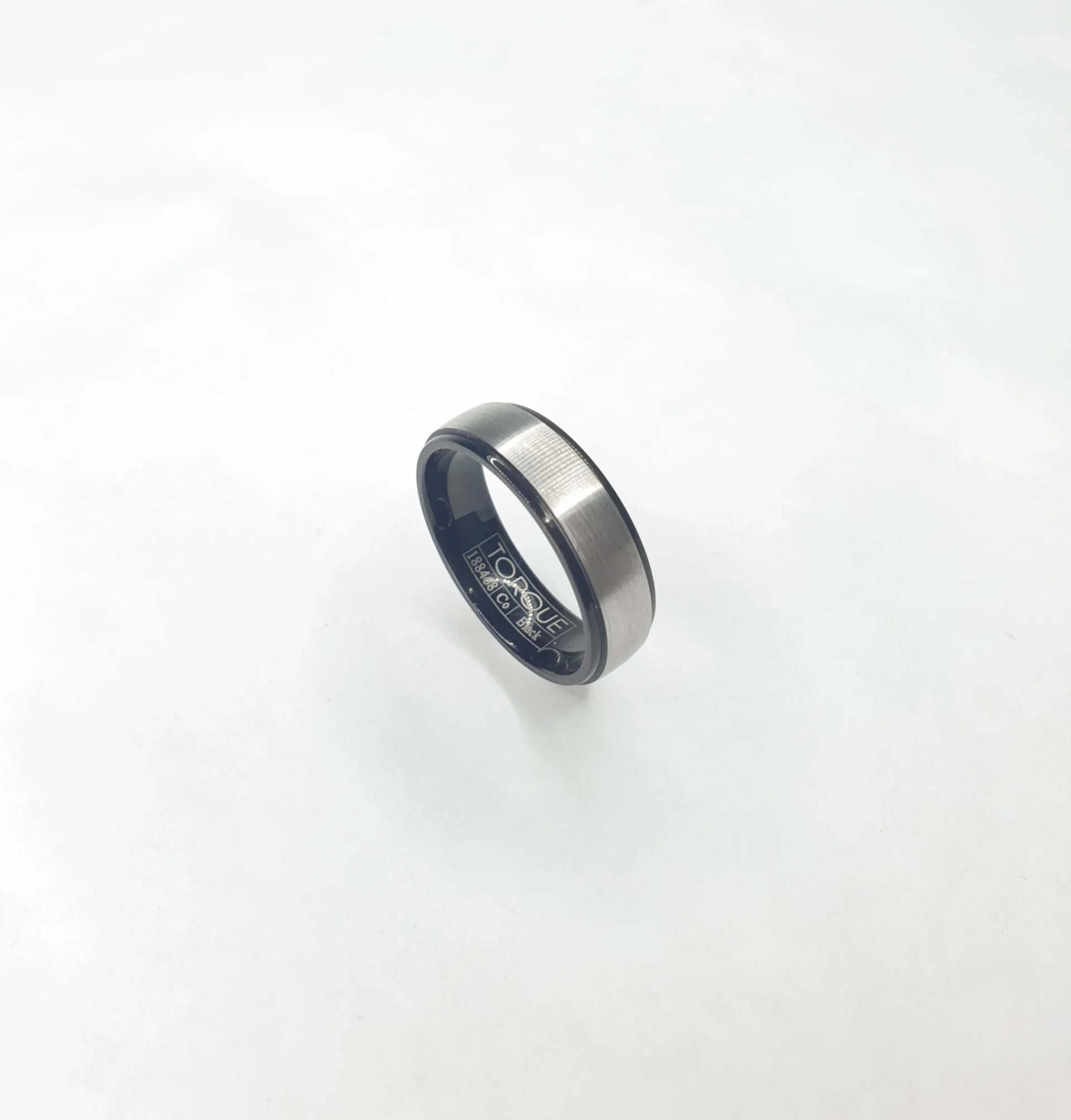 White and Black Cobalt Ring