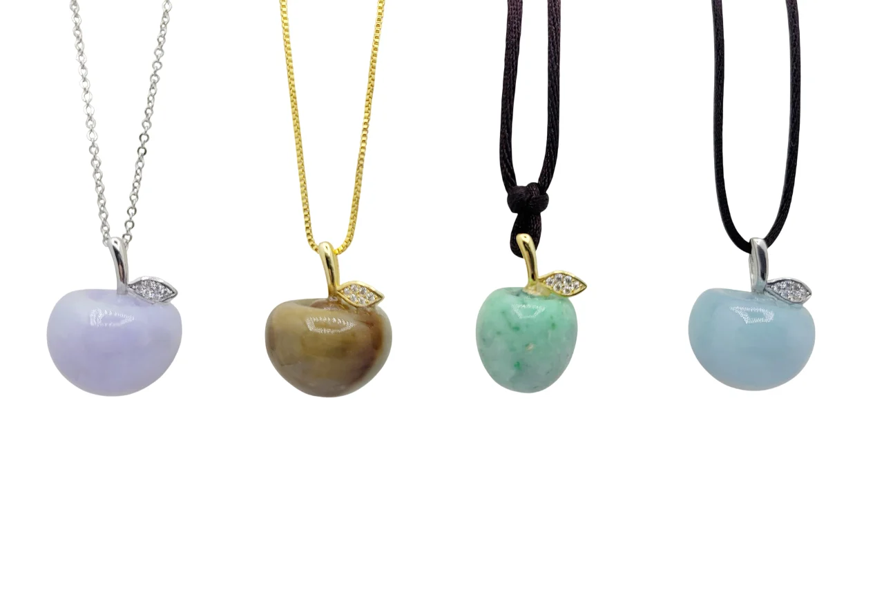 Jadeite Jade Apple Pendant