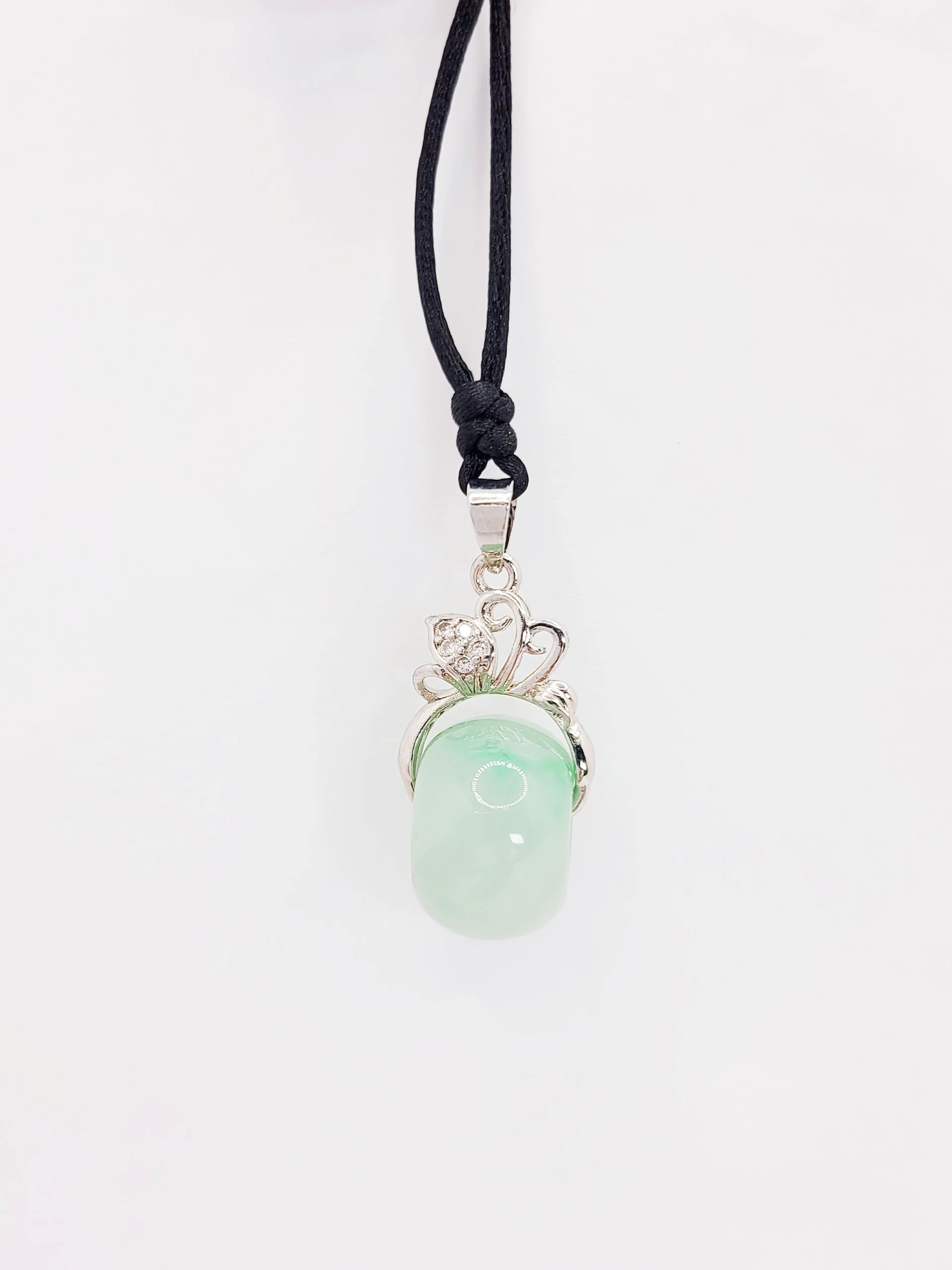 Jadeite Jade Donut Pendant