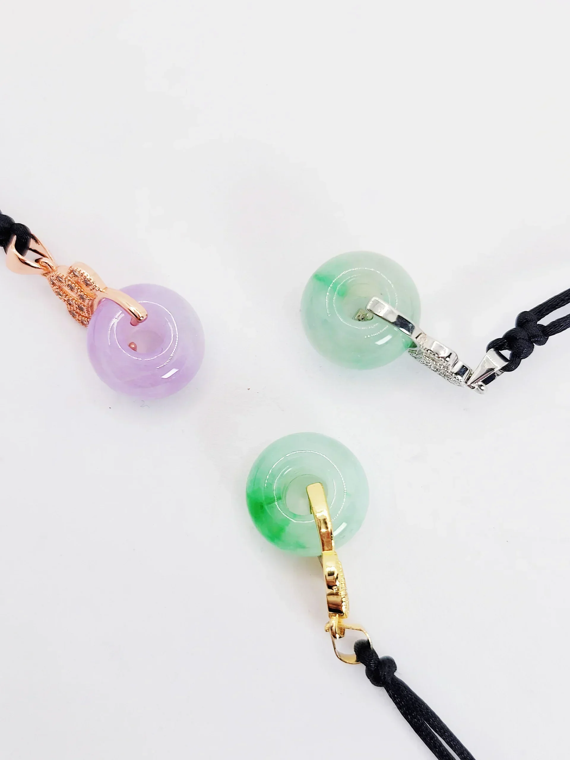 Jadeite Jade Donut Pendant