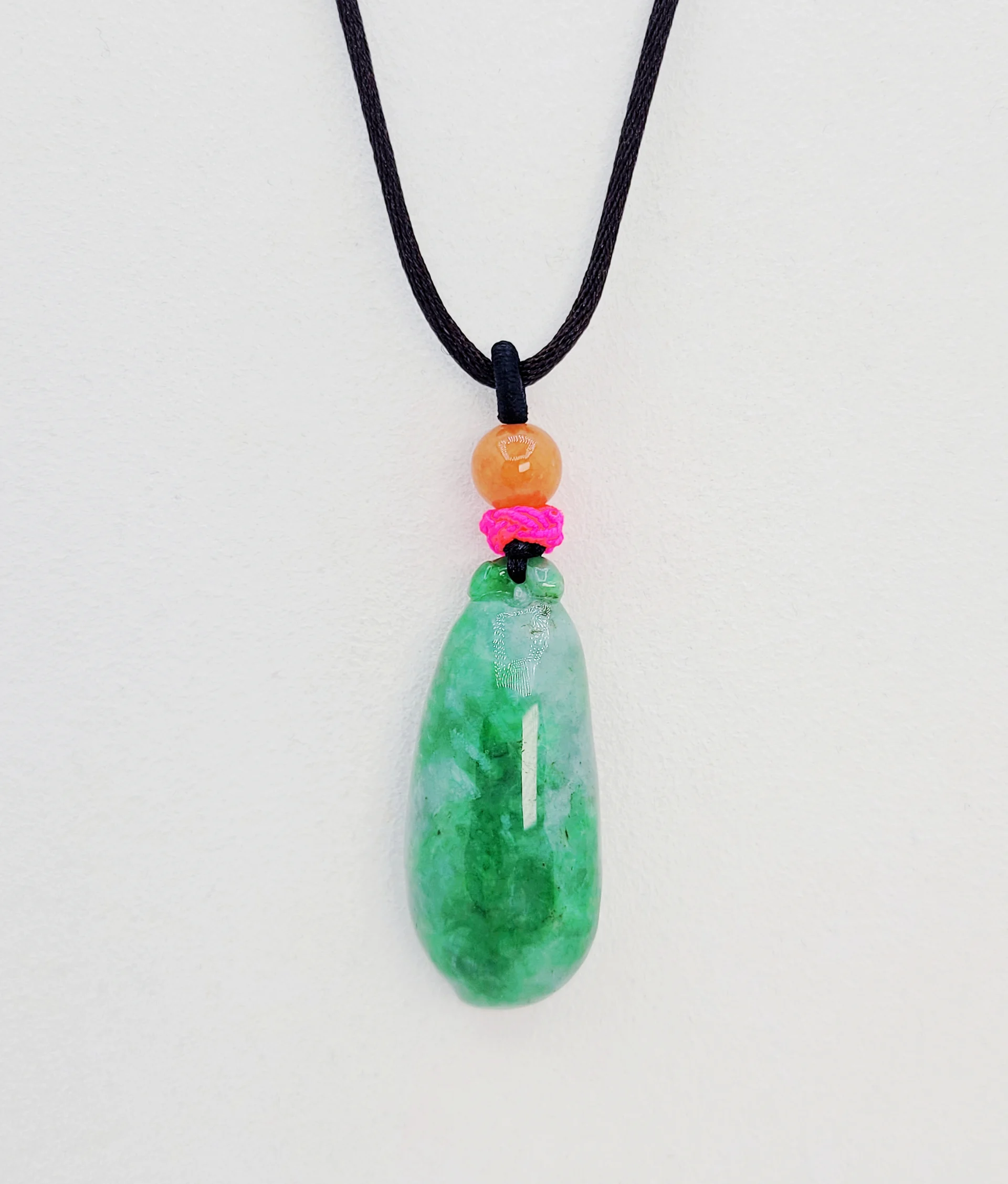 Icy Green Eternity Life Fruit Pendant (Small)