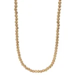 18K Rose Gold Diamond Cut Chain 26"