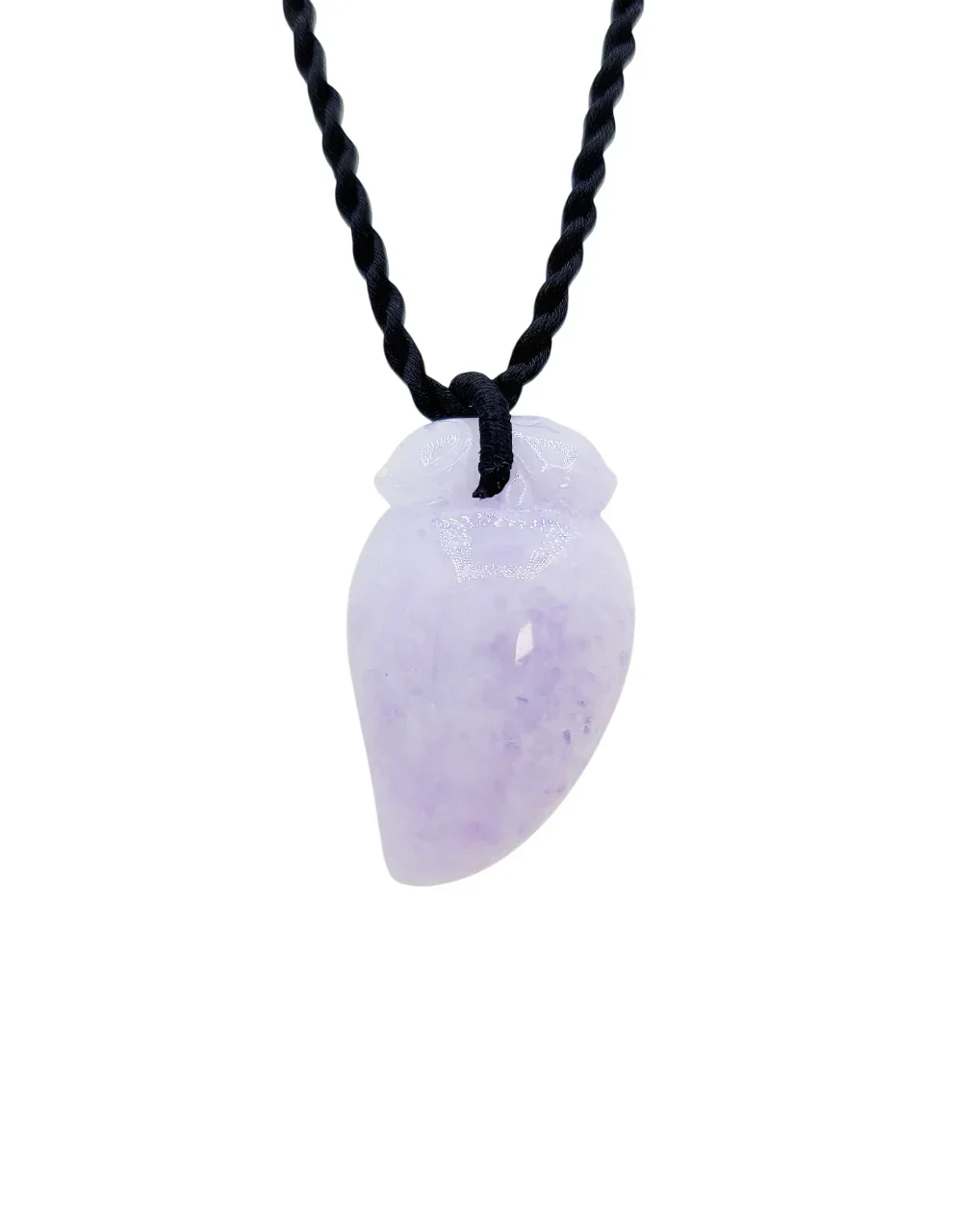 Icy Light Lavender Pepper Jadeite Jade Pendant