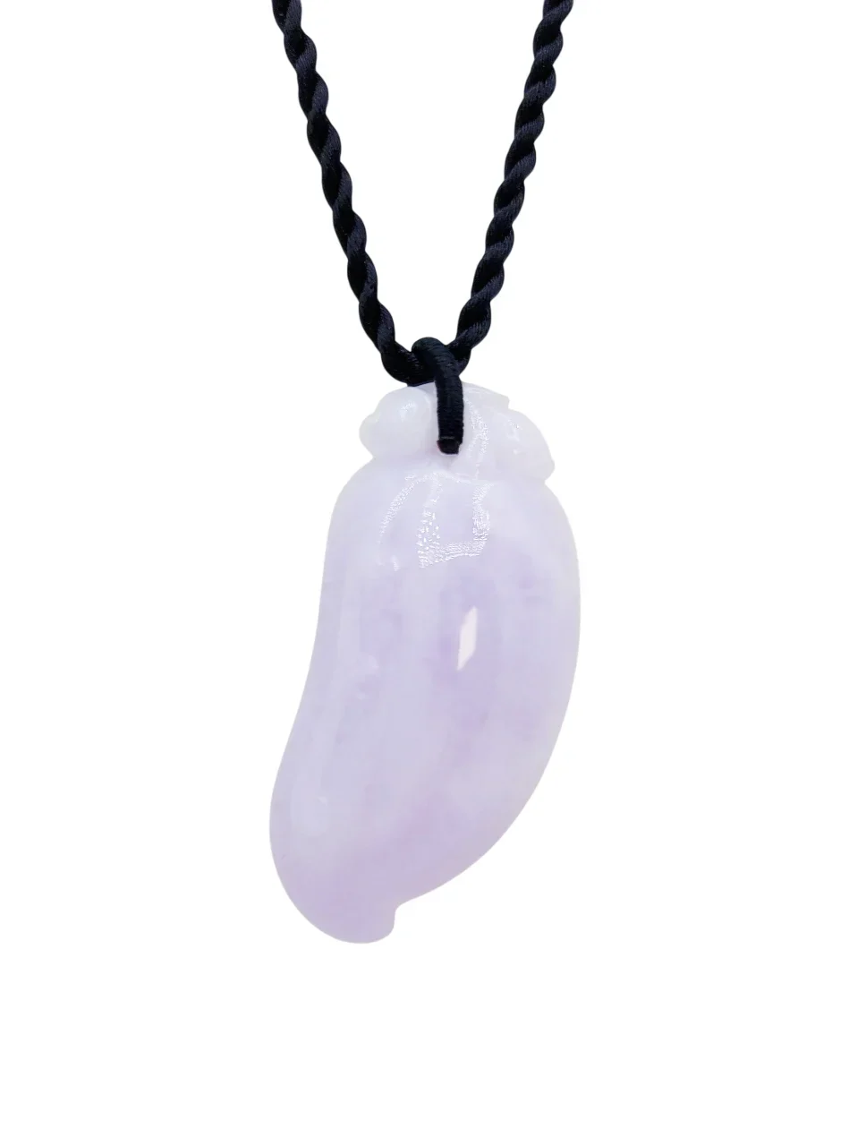 Icy Light Lavender Pepper Jadeite Jade Pendant