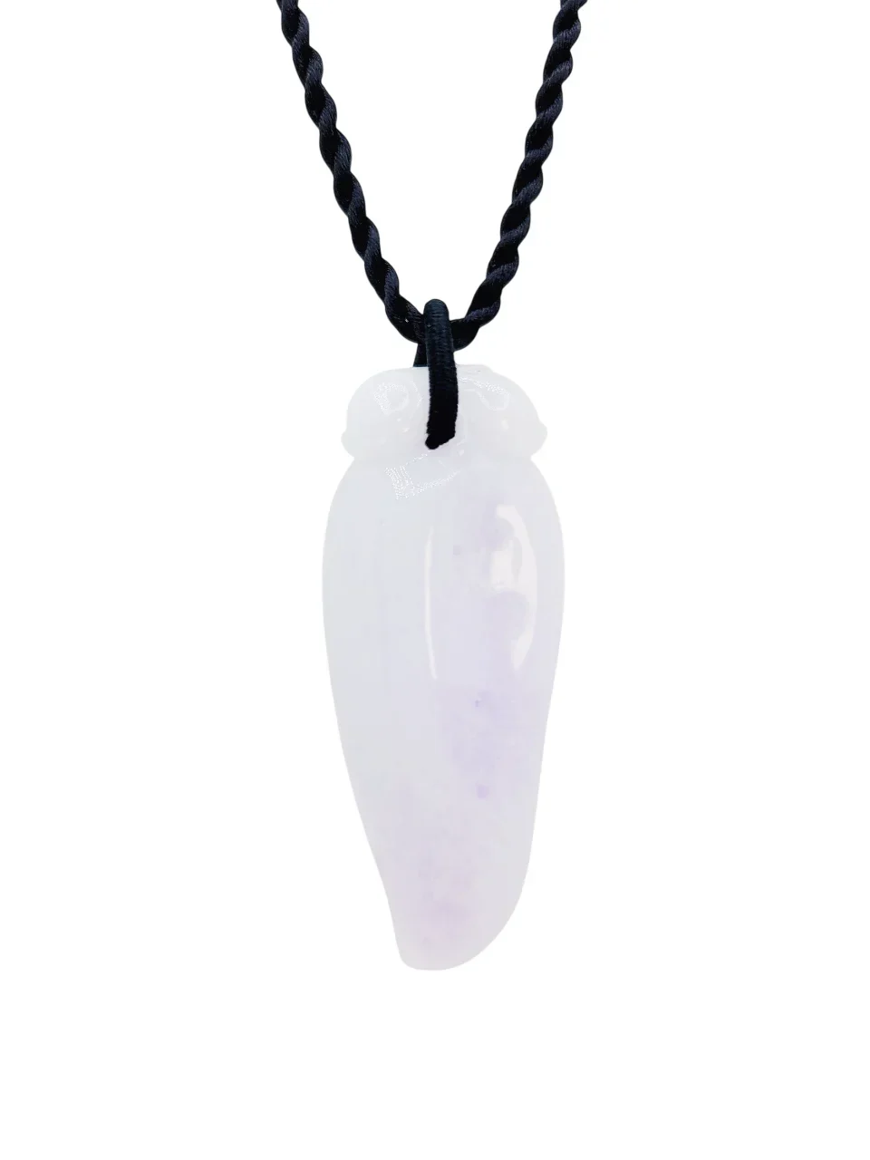 Icy Light Lavender Pepper Jadeite Jade Pendant