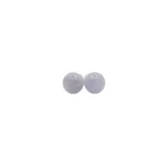18K White Gold Icy Lavender Sphere Jadeite Jade Earrings
