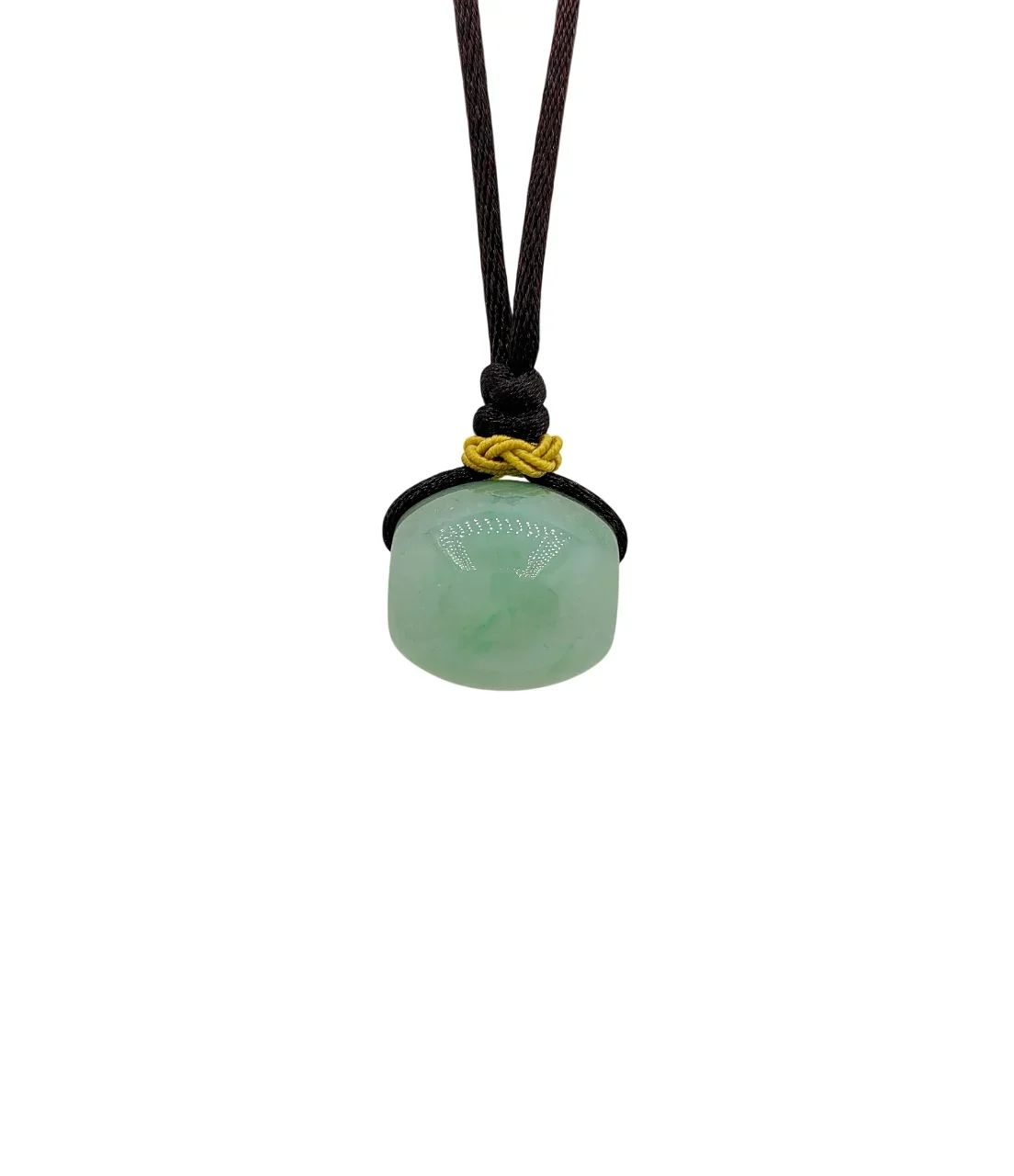 Light Green Jadeite Jade Barrel  Pendant