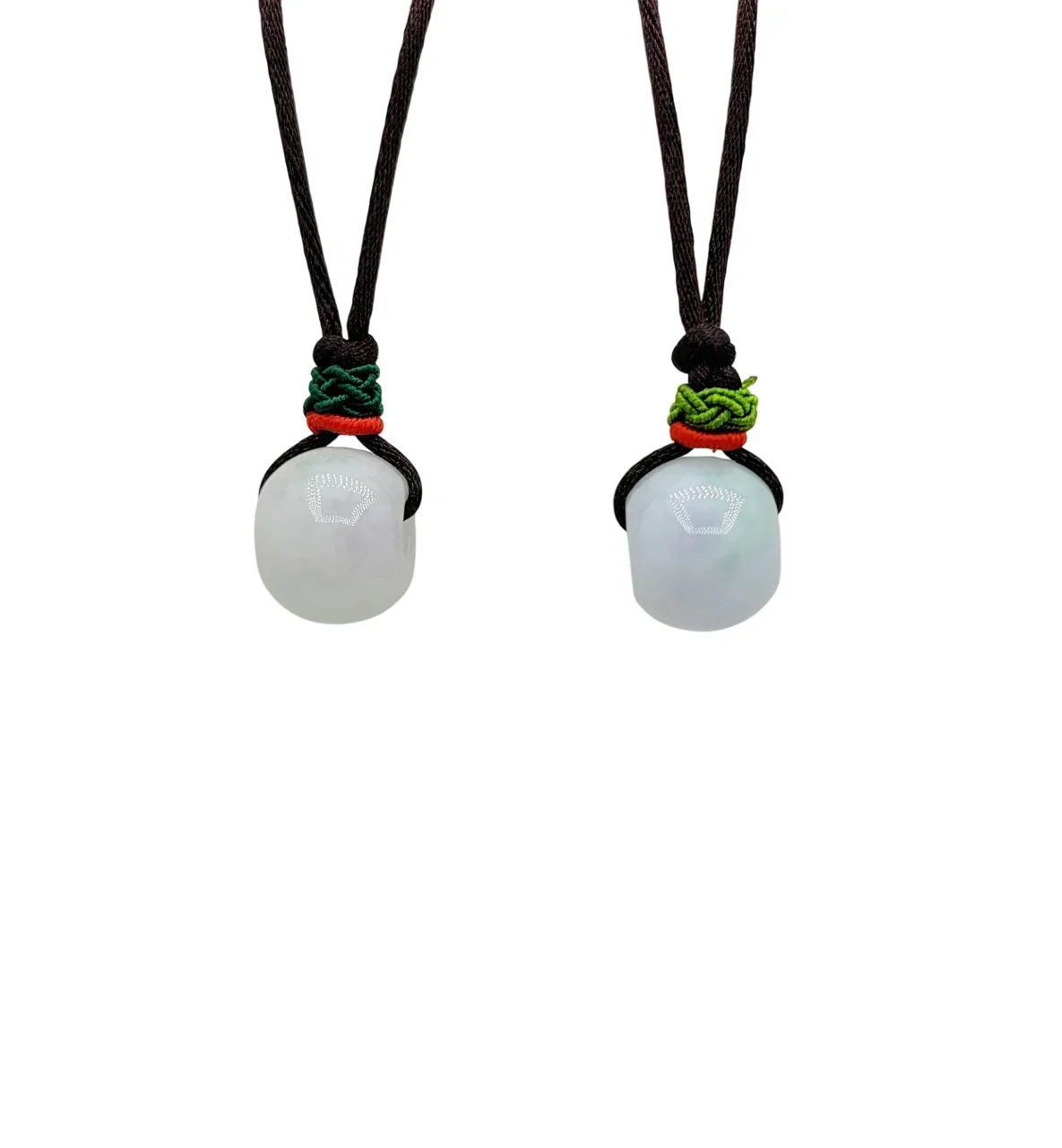 Light Lavender Jadeite Jade Barrel Pendant