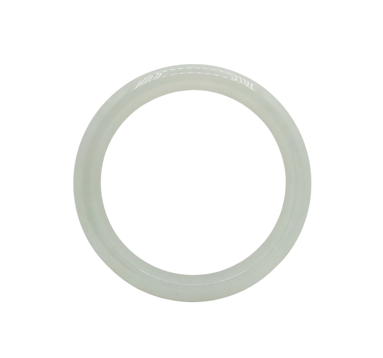 Icy Jadeite Jade Bangle