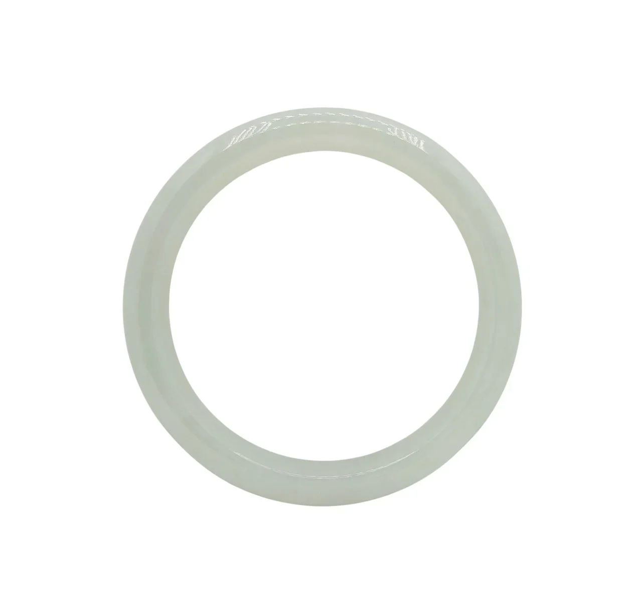Icy Jadeite Jade Bangle