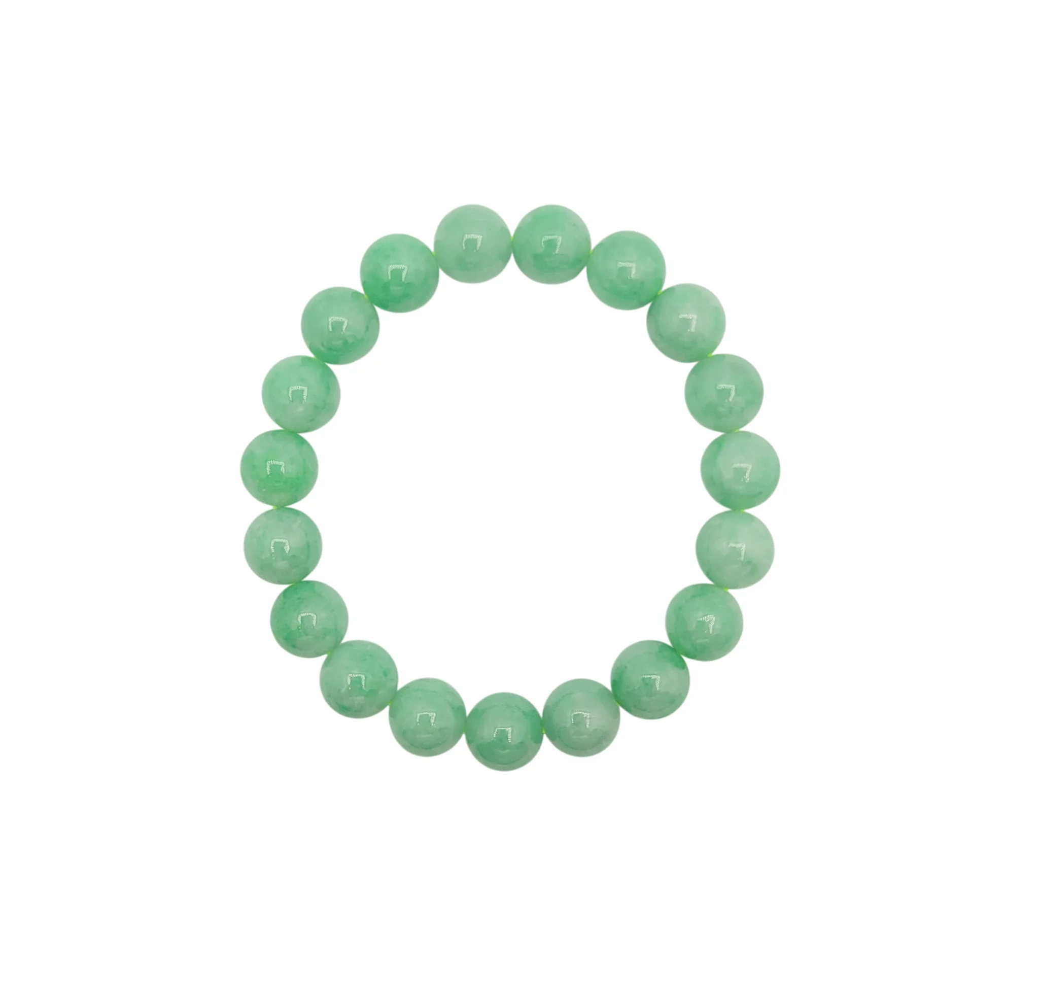 Green Jadeite Jade Bracelet (Medium)