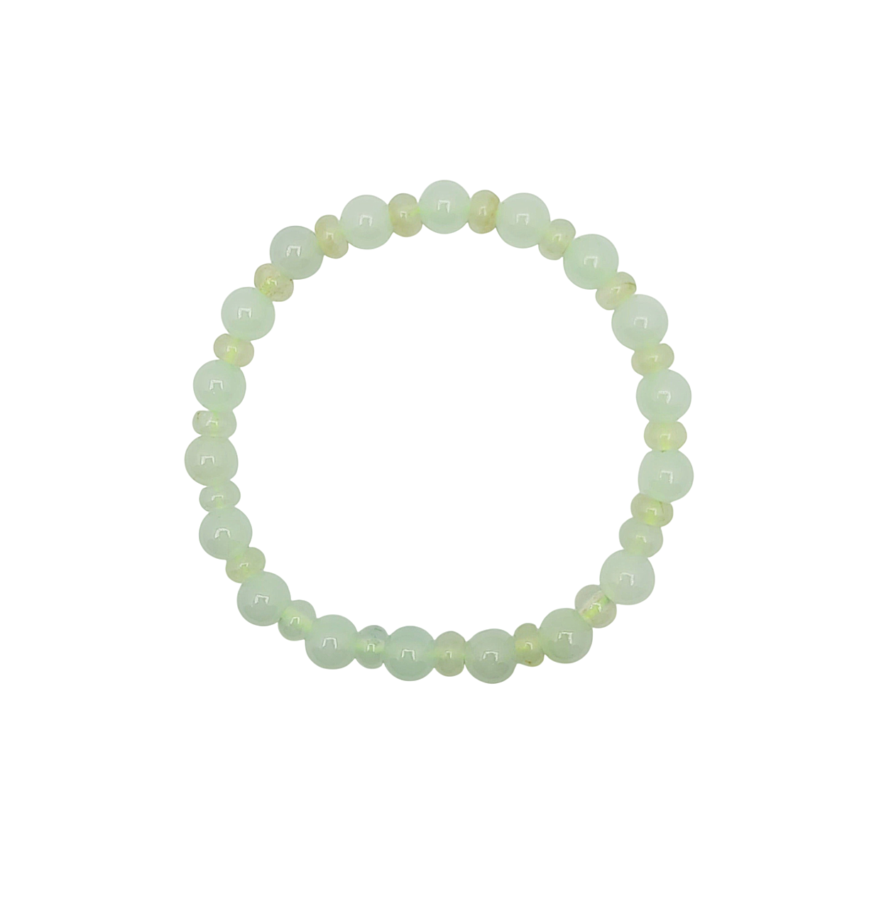 Icy Jadeite Jade Beads Bracelet