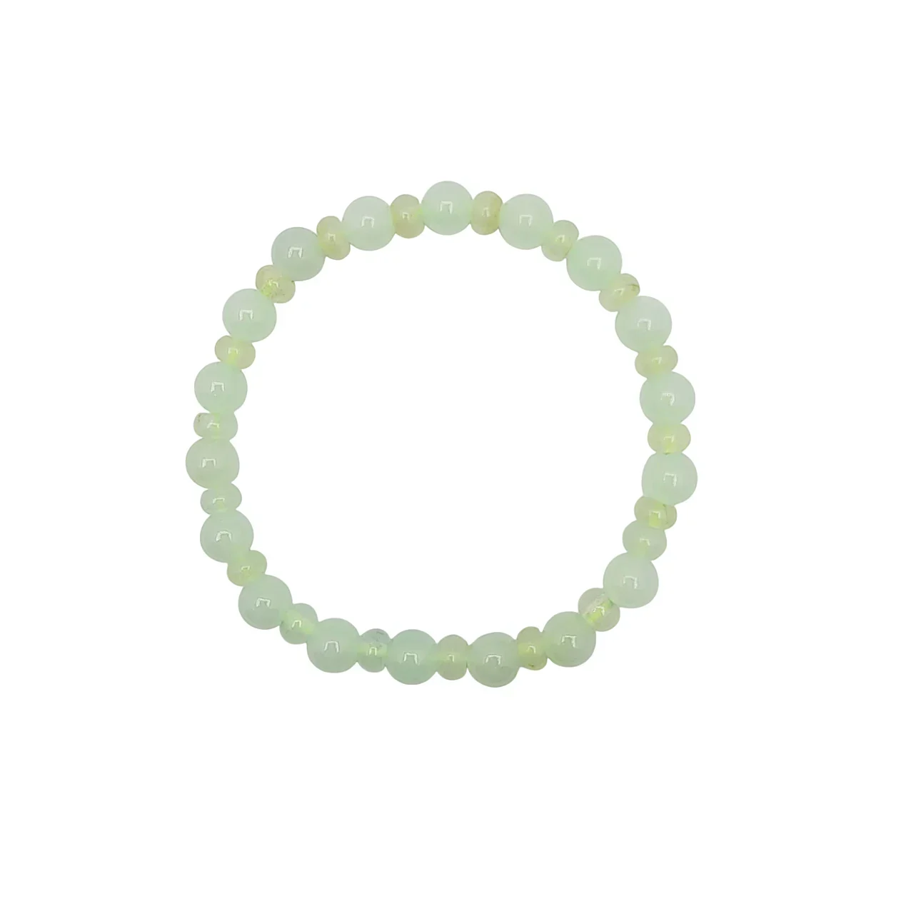 Icy Jadeite Jade Beads Bracelet