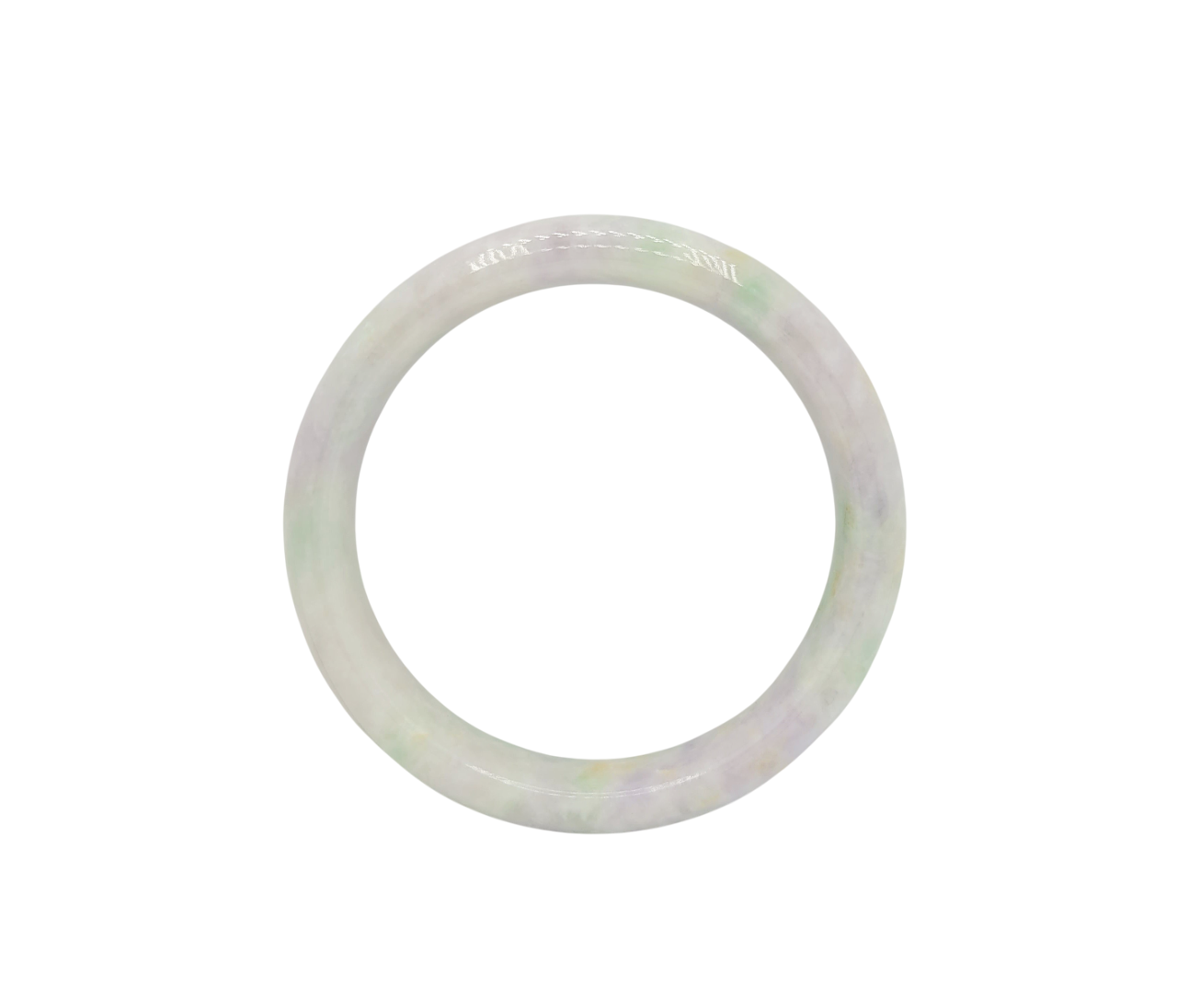 Light Lavender Jadeite Jade Bangle