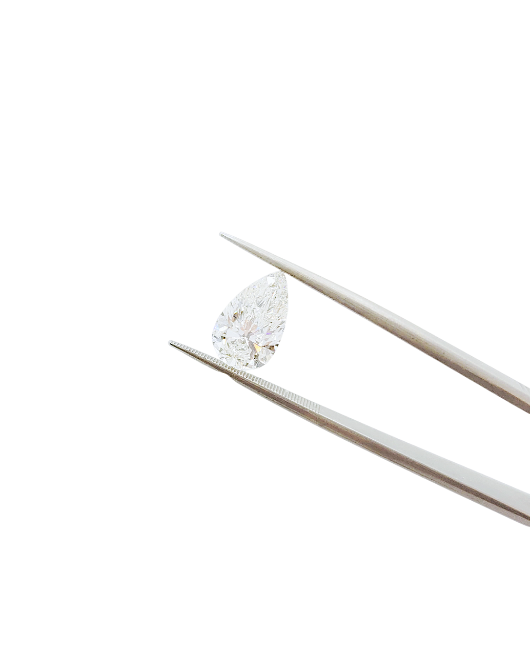 Pear Shape Lab Grown Diamond 2.09ct D VVS2
