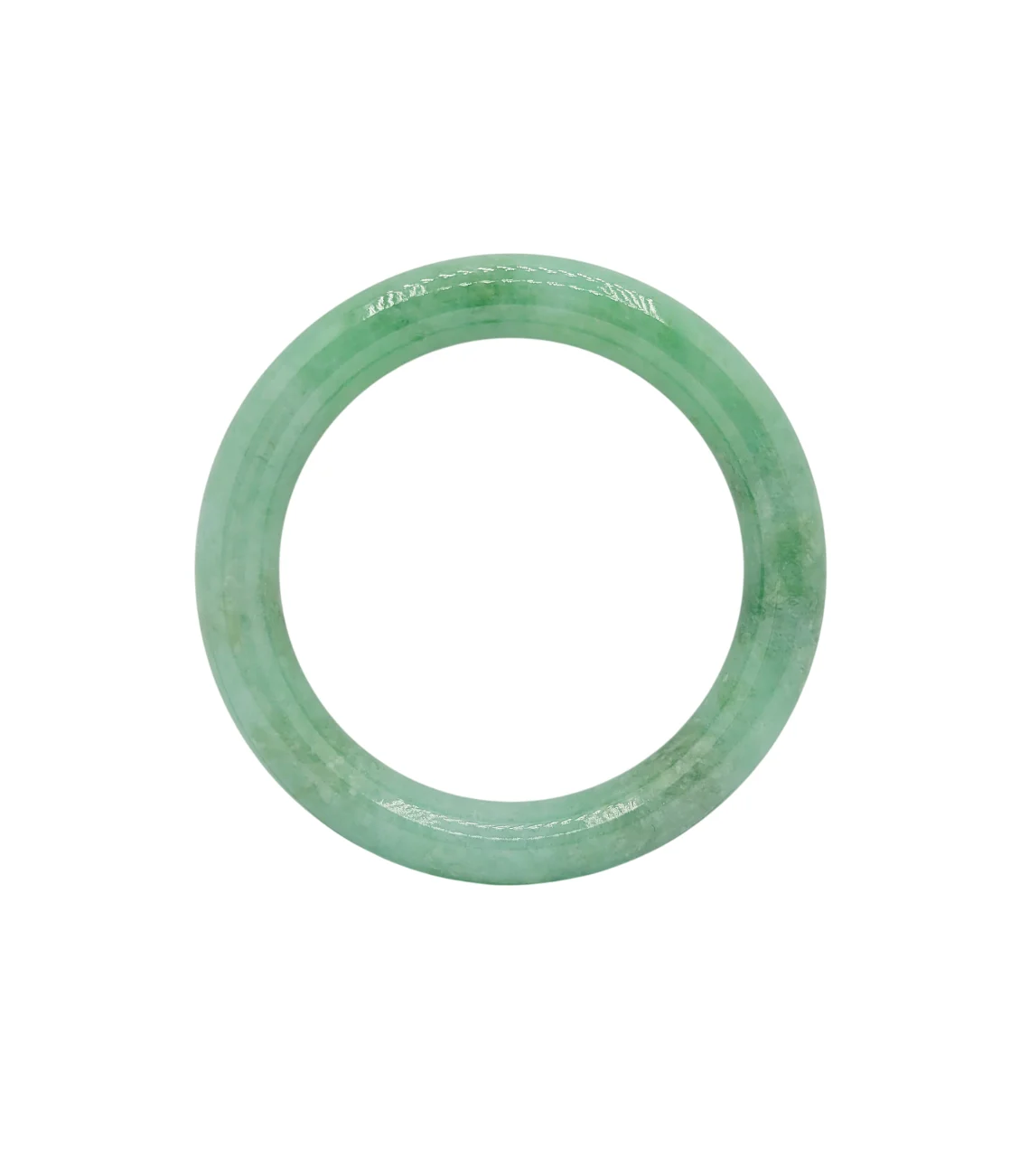 Medium Green Jadeite Jade Bangle