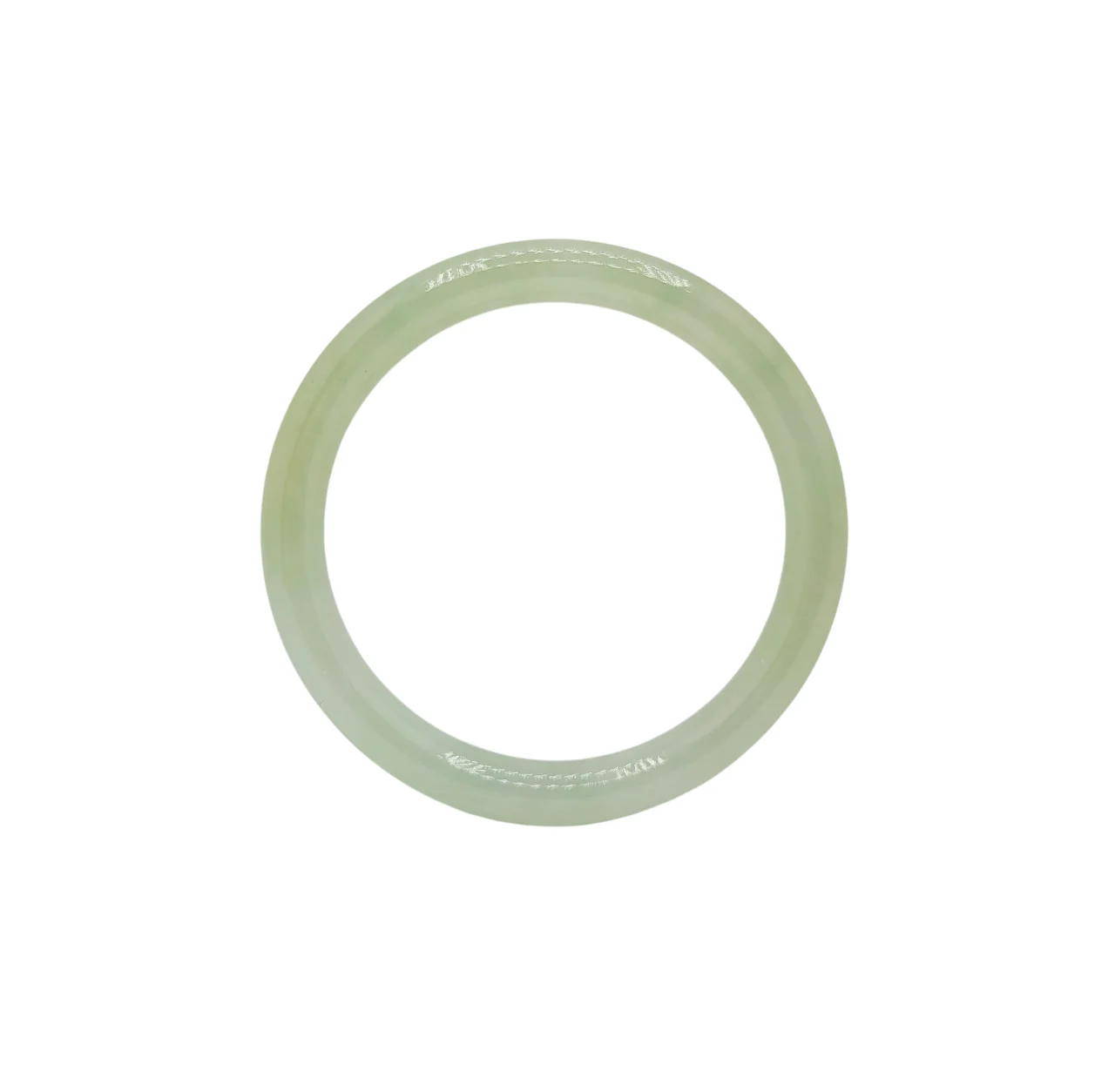 Pale Green Jadeite Jade Bangle