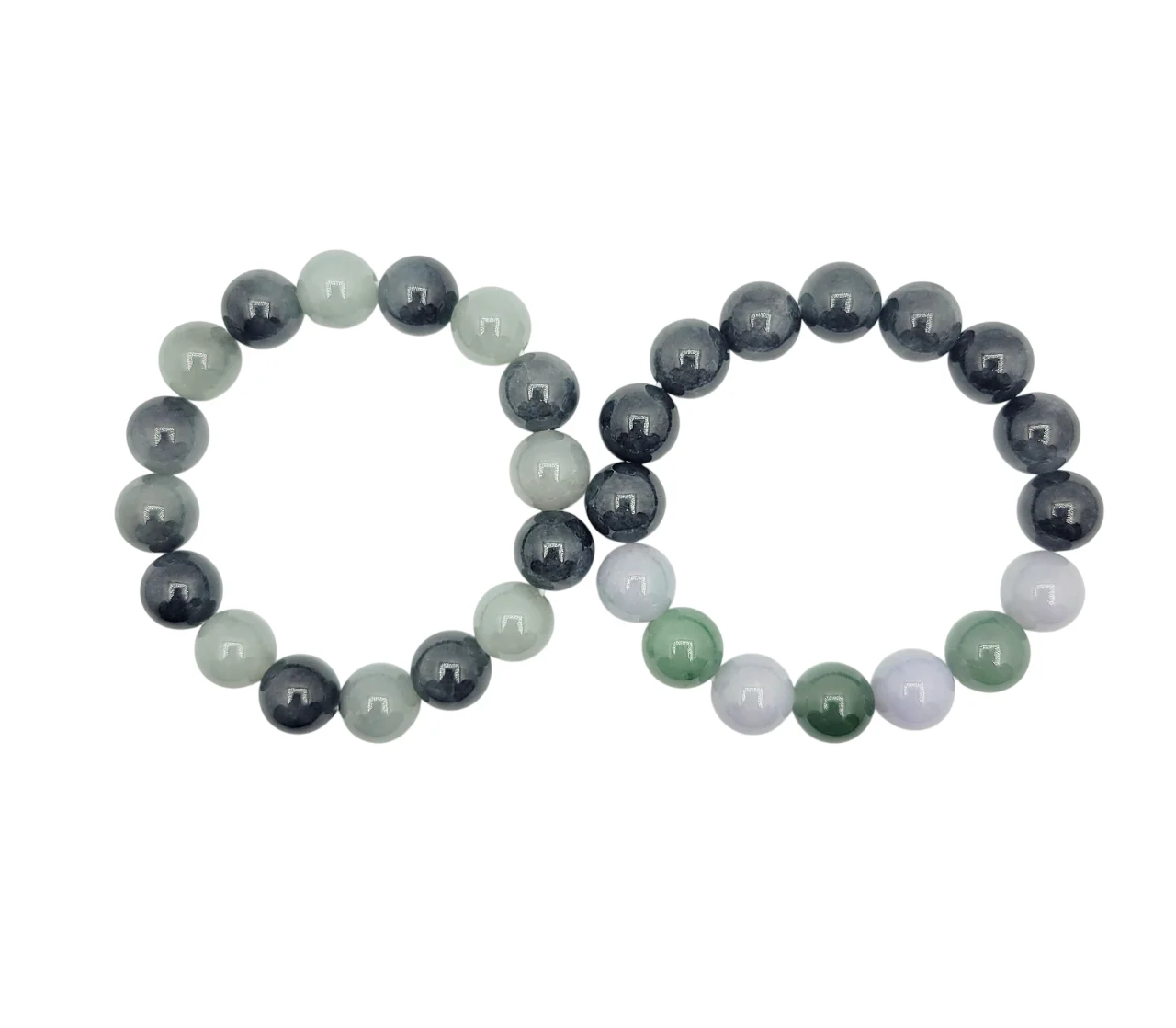 Jadeite Jade Bead Bracelet (Large)