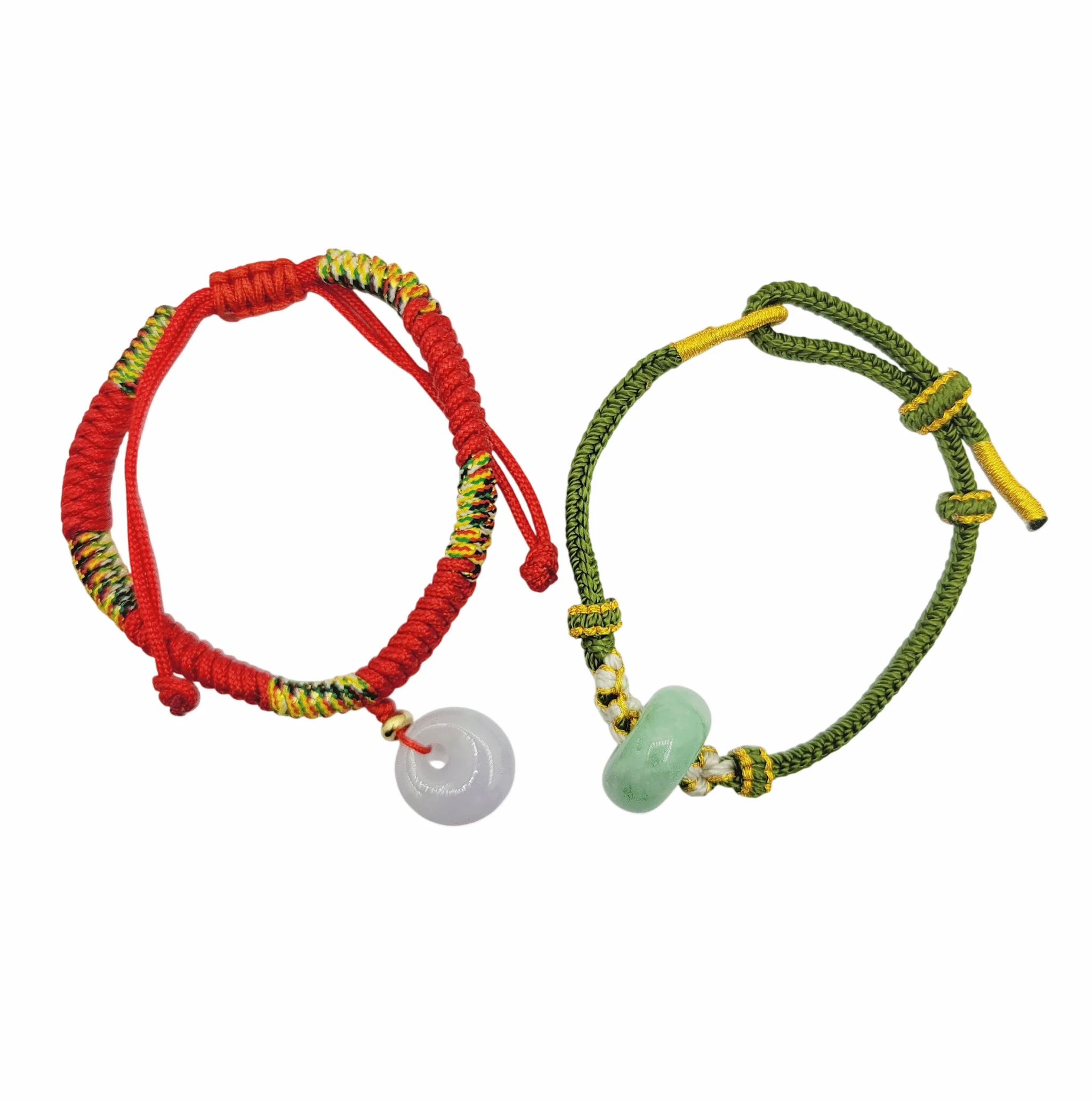 Purple or Green Jadeite Jade Bracelet