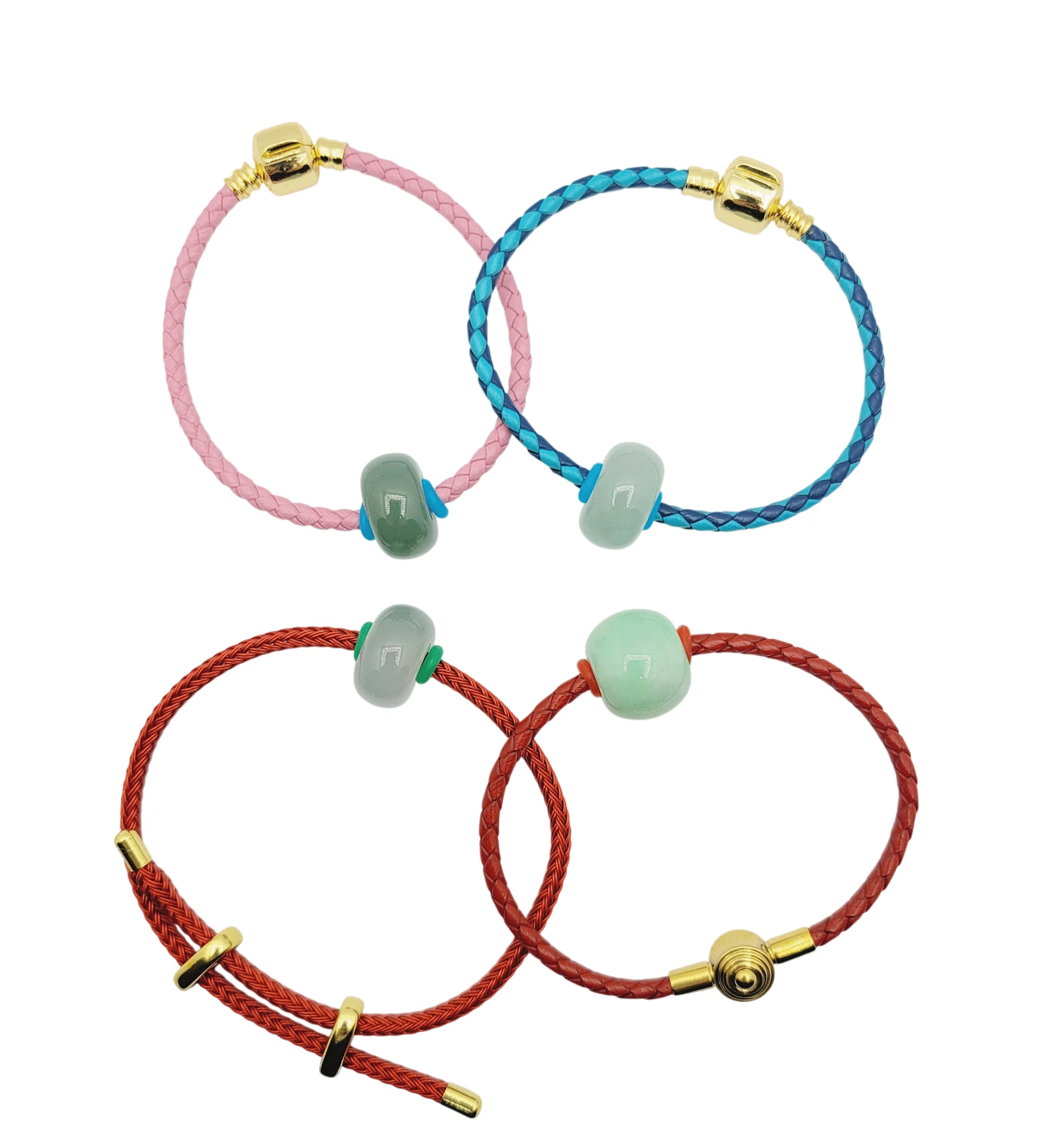 Jadeite Jade Barrel Bracelet