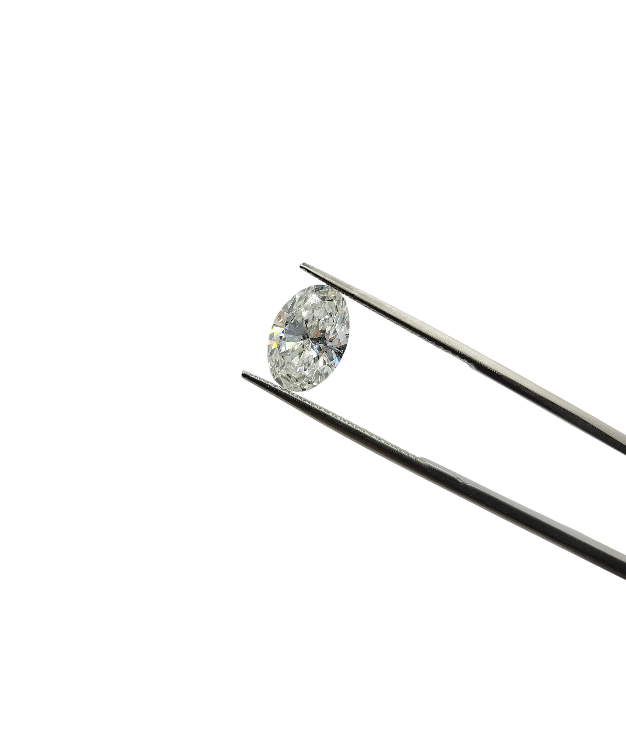 Oval Shape Lab Grown Diamond 2.50ct E VVS2