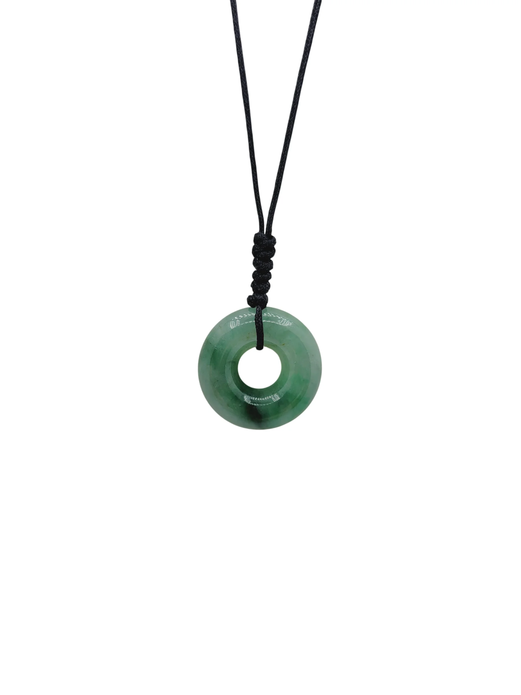 Loose Green Jadeite Jade Donut