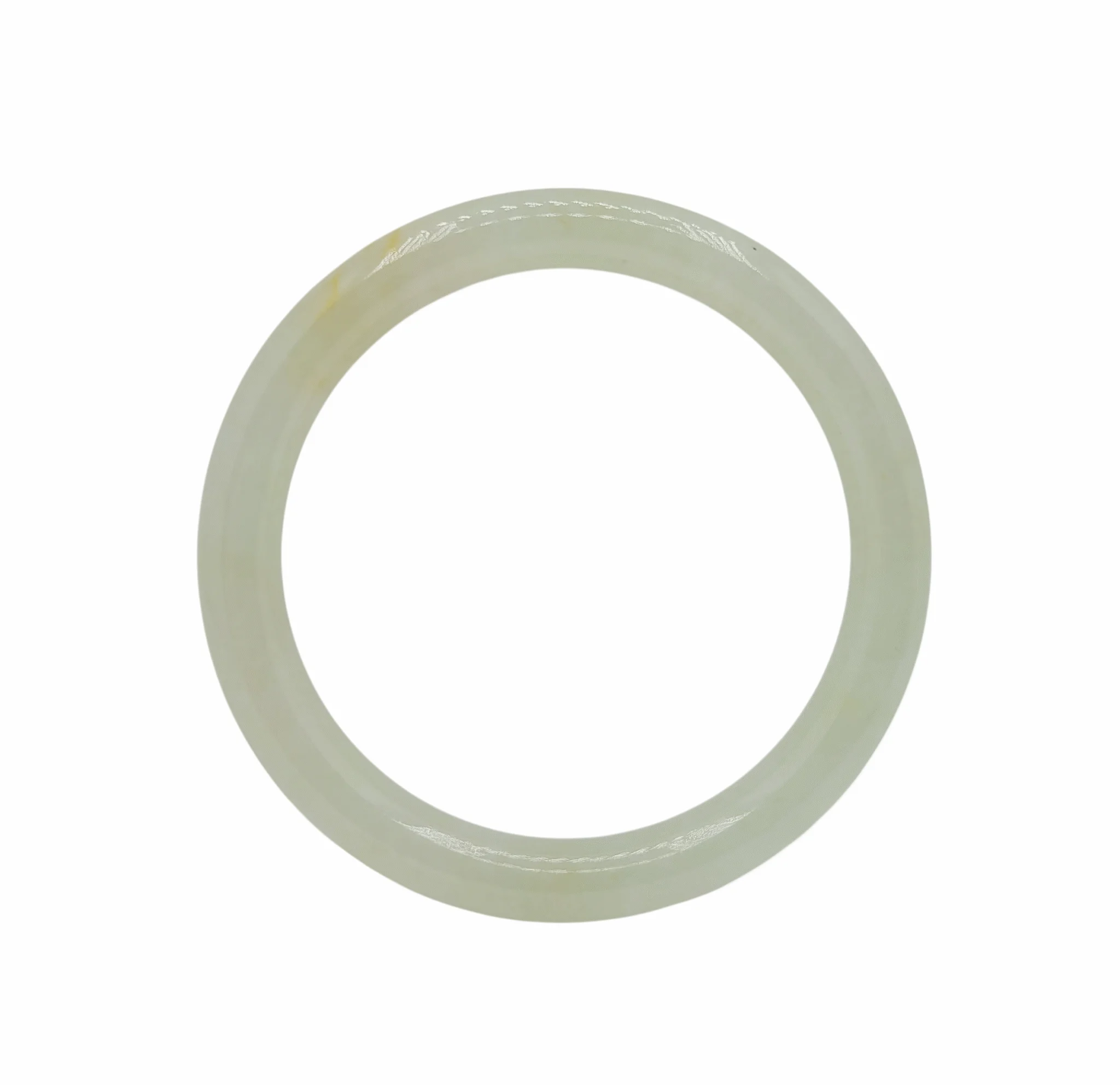White Jadeite Jade Bangle