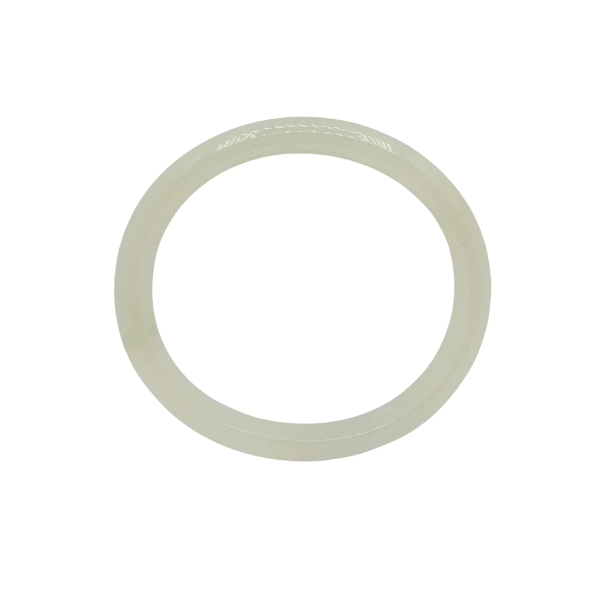 White Jadeite Jade Bangle