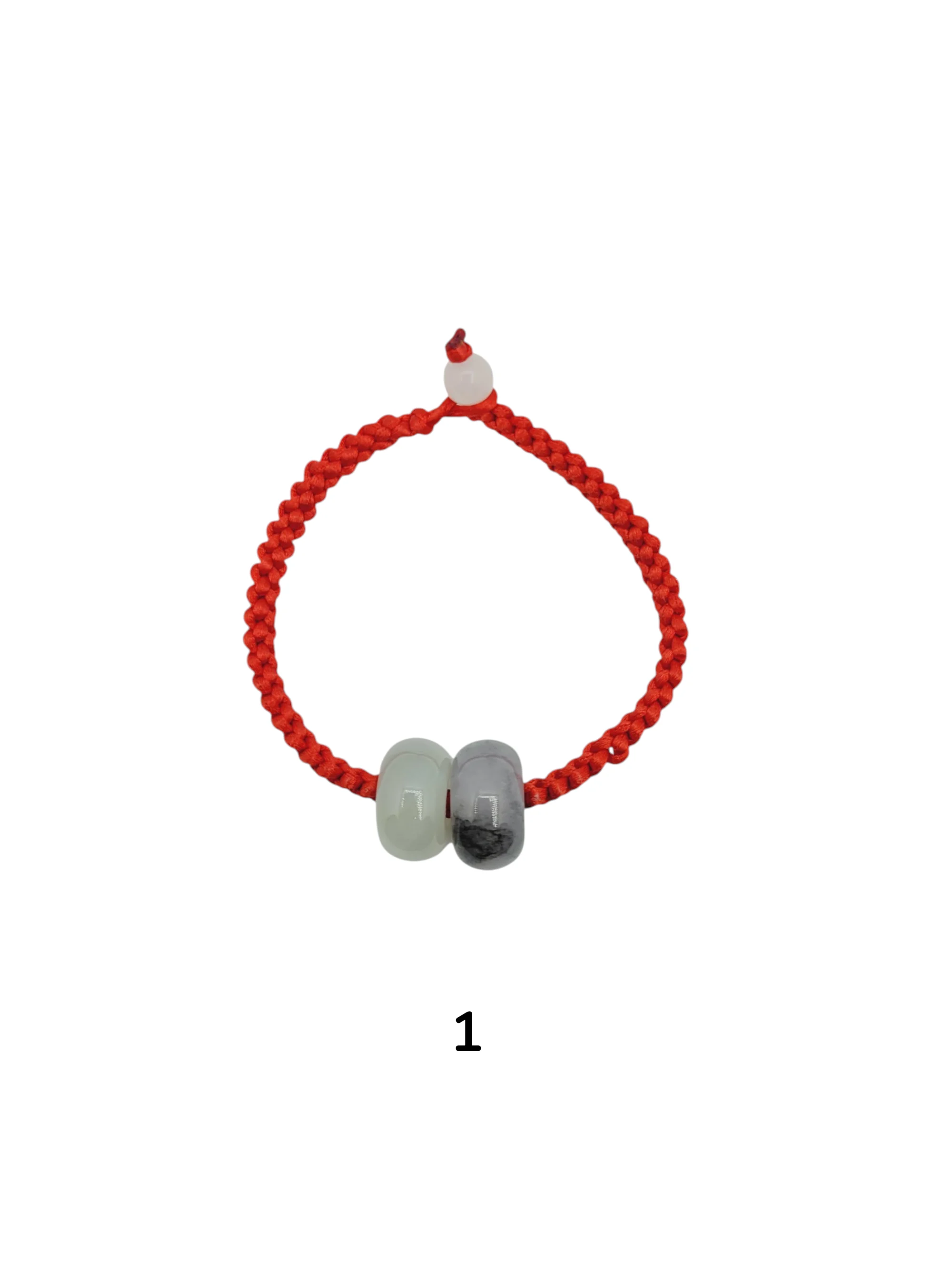 Jadeite Jade Double Donut Bracelet