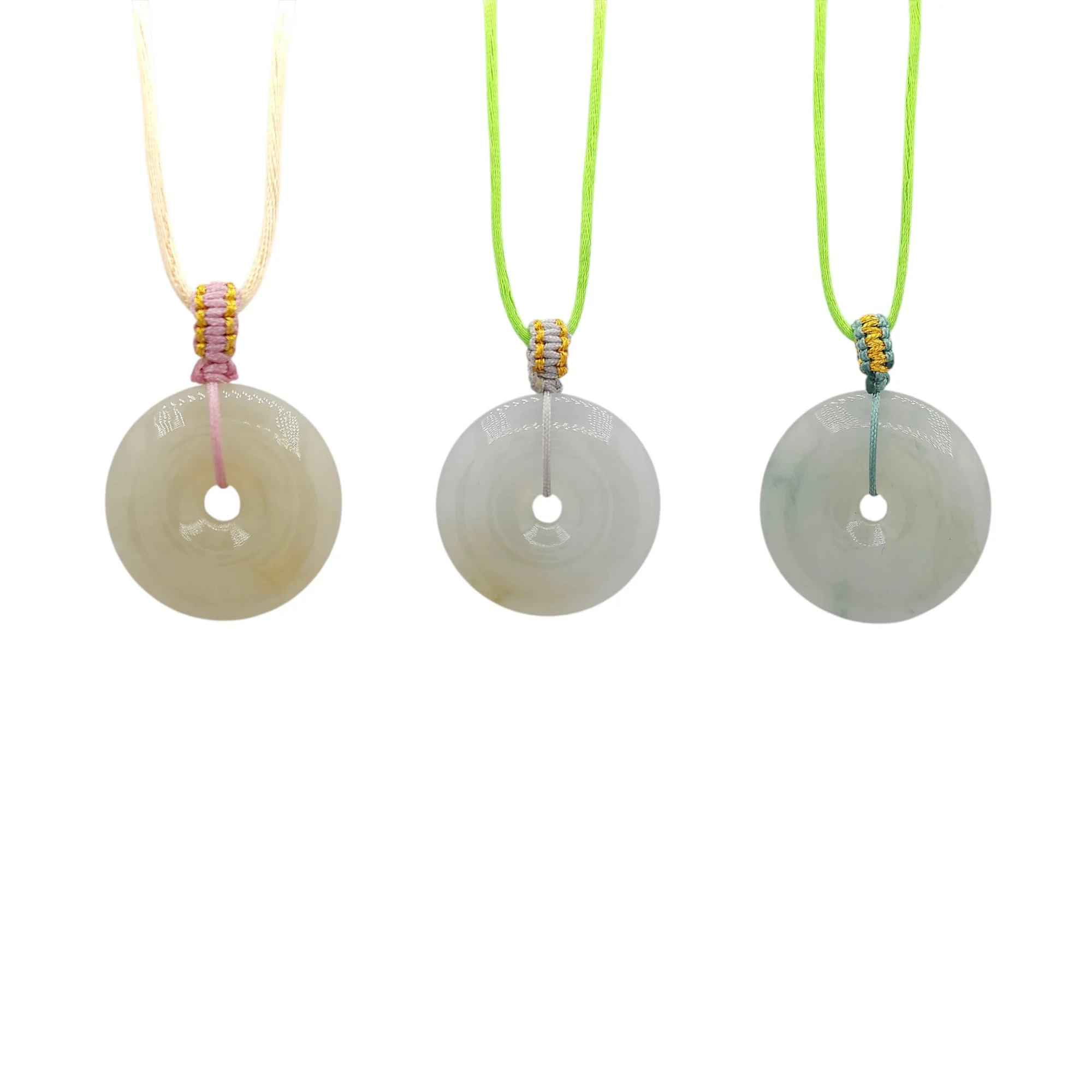 Icy Jadeite Jade Eternity Pendant