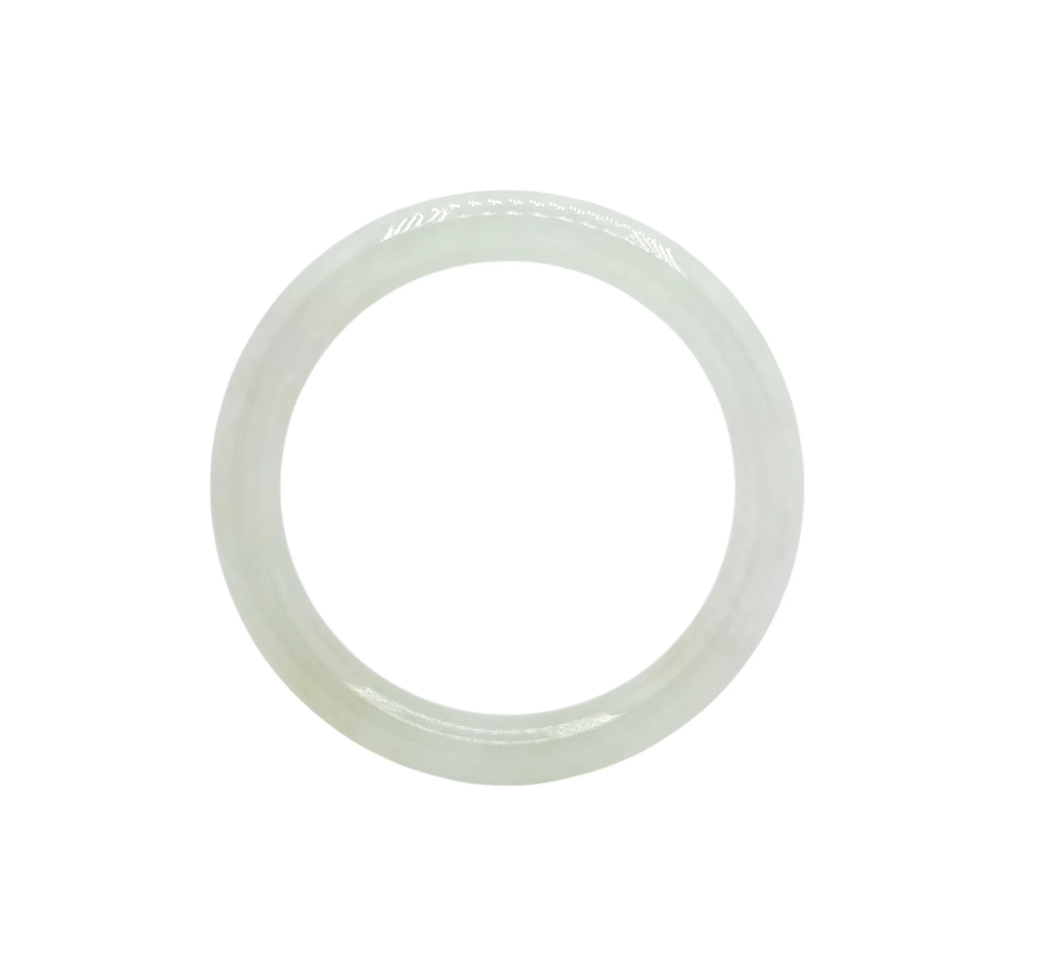 Pale Green Jadeite Jade Bangle