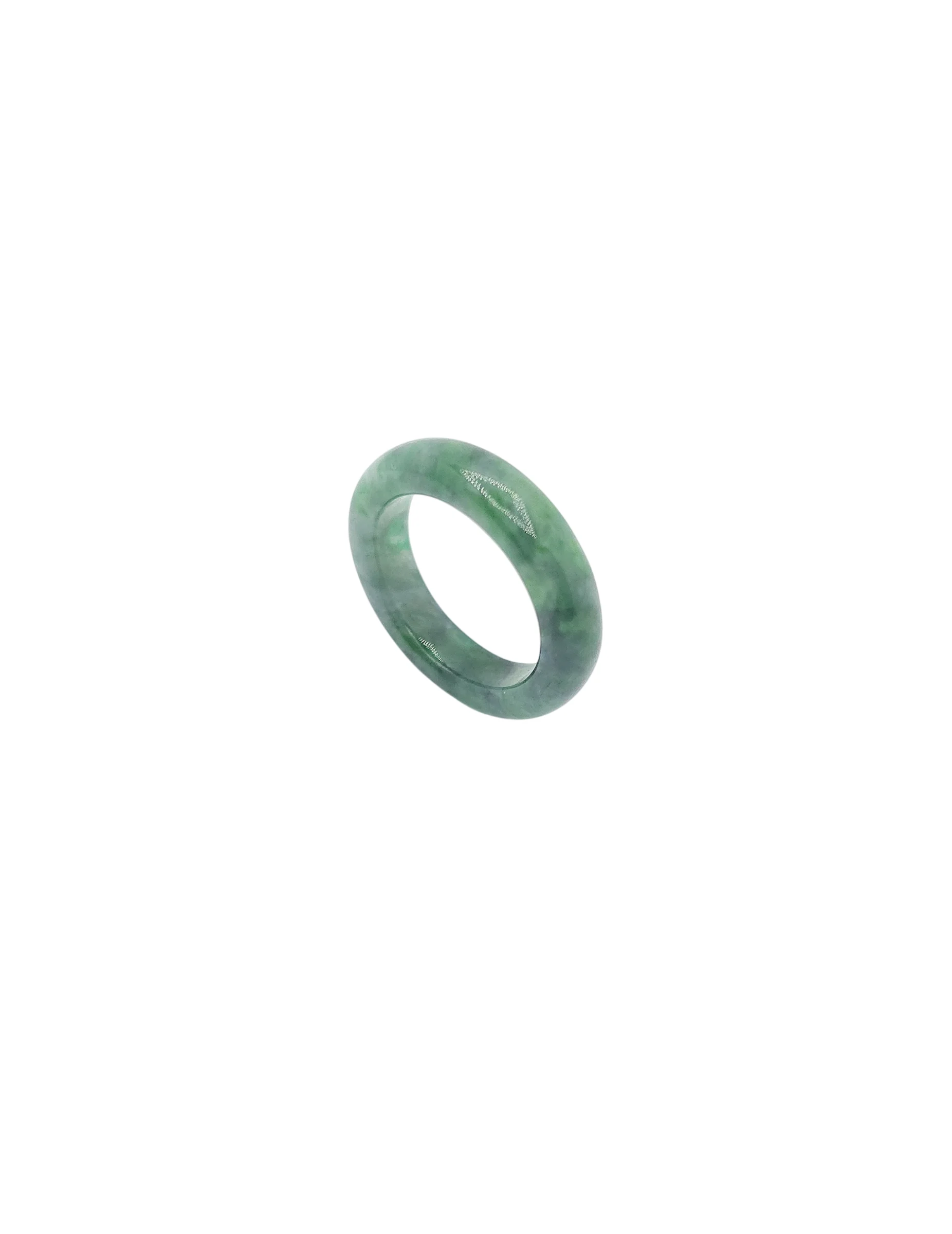 Dark Green Jadeite Jade Ring