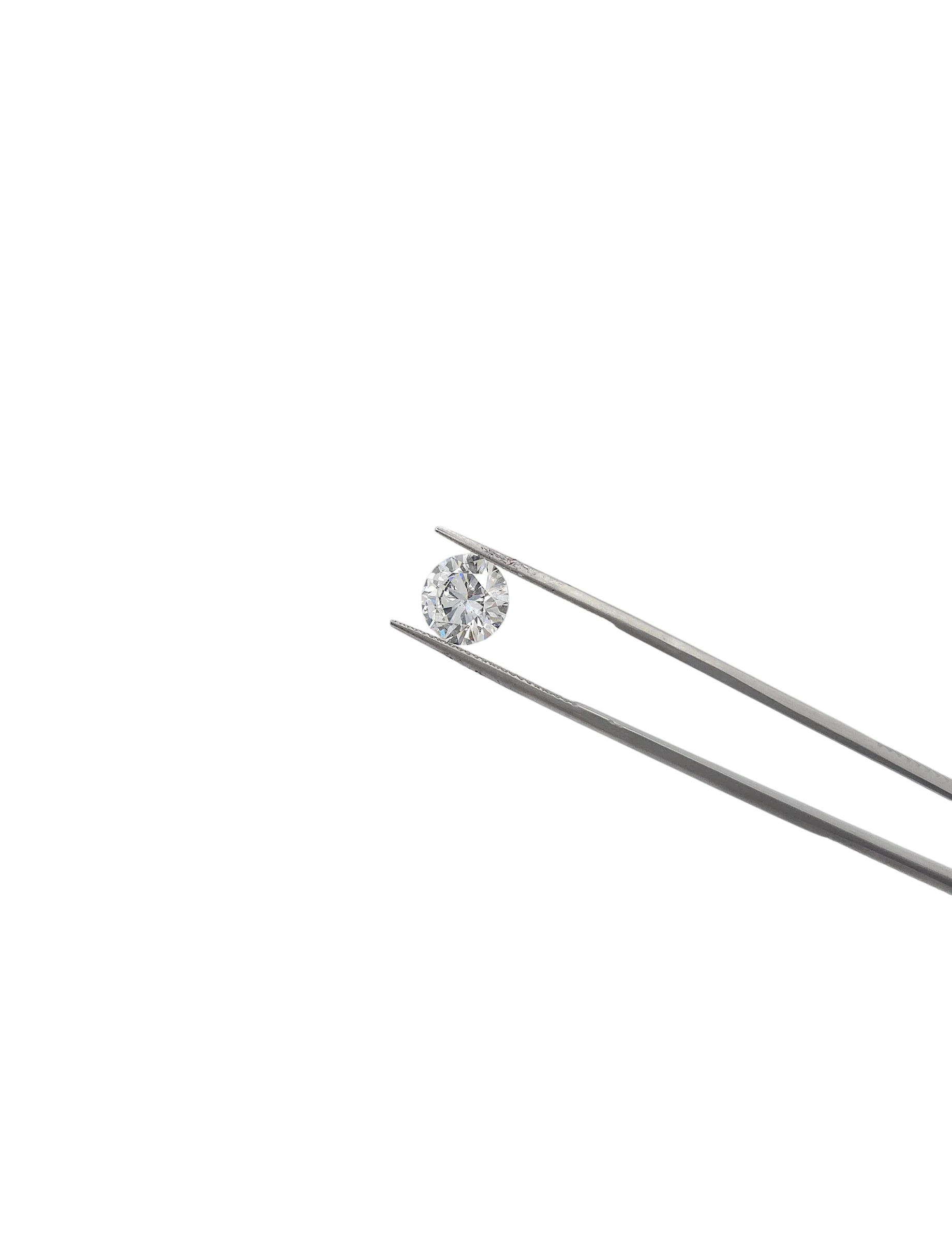 Round Brilliant Cut Lab Grown Diamond 2.15ct E VVS2 Ideal
