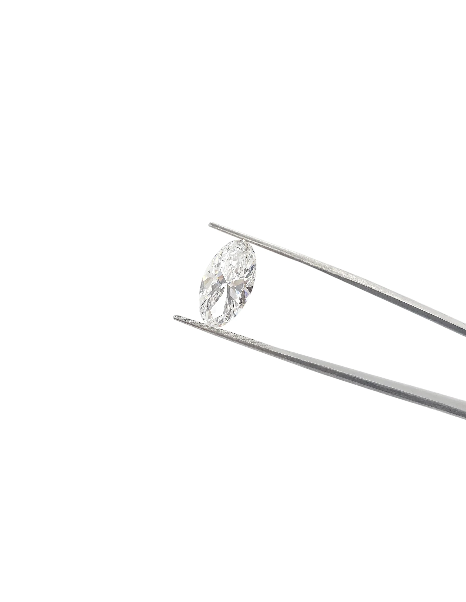 Moval Brilliant Cut Lab Grown Diamond 4.02ct E VS1
