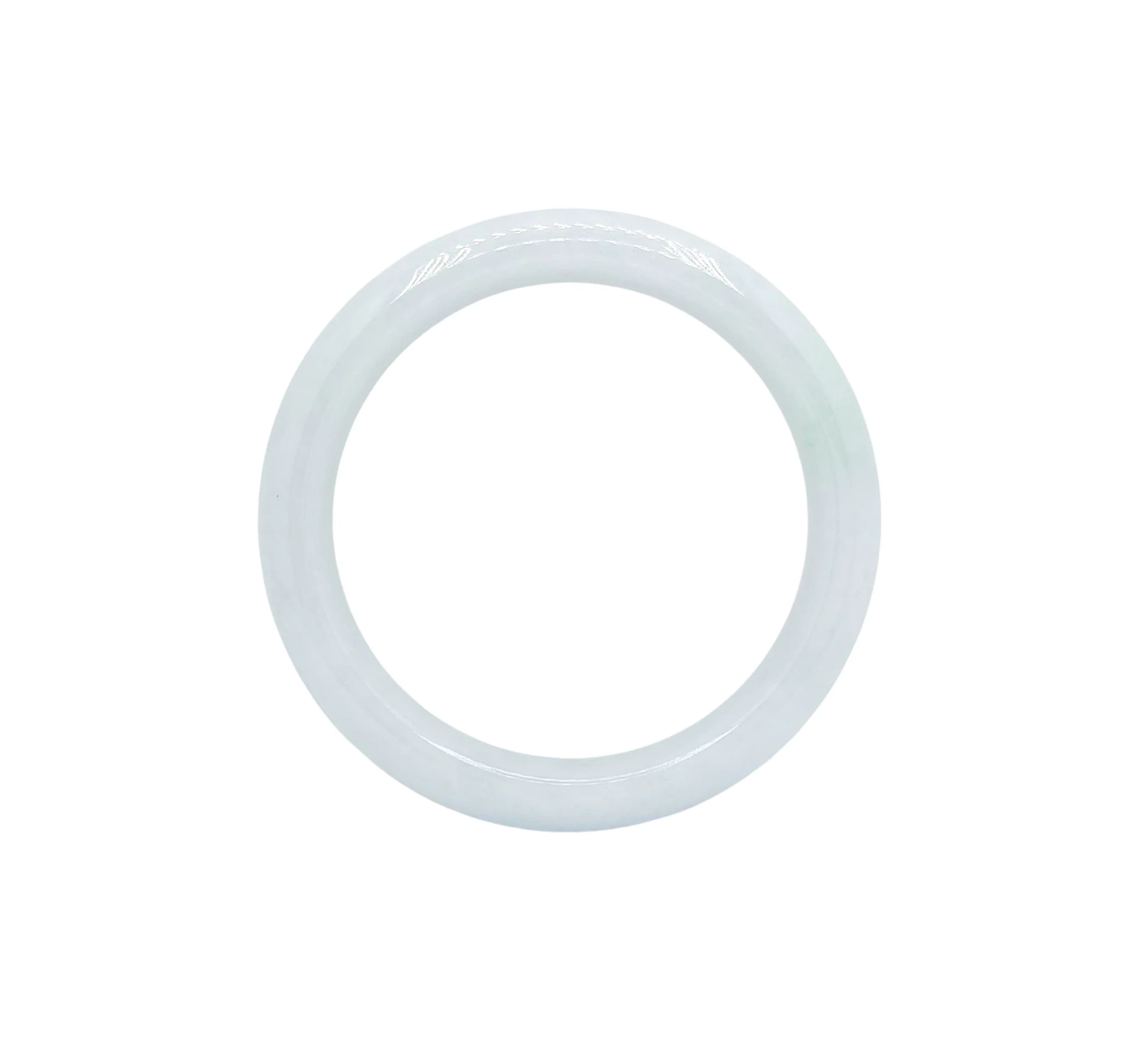 Pale Green Jadeite Jade Bangle